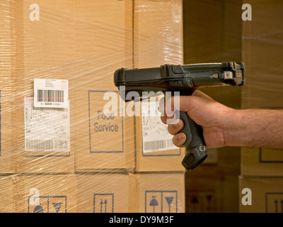 Bracode Leser Stockfoto