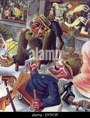 Otto Dix Prager Straße Stockfoto