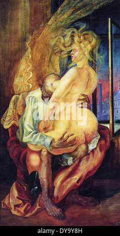 Otto Dix ungleiche Paar Stockfoto