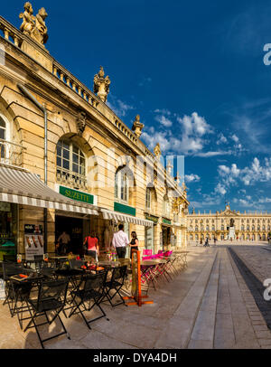 Place Stanislas, Platz, Stadt, Dorf, Sommer, Leute, Nancy, Lothringen, Frankreich, Europa,