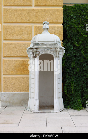 Wachhäuschen in Schloss Schönbrunn, Vienna Stockfoto