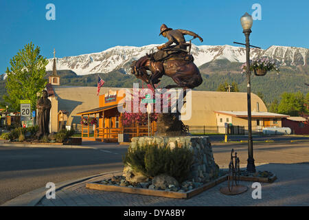 Joseph Oregon oder USA Amerika Vereinigte schneebedeckte Staaten Gebirge Berge Gipfel Frühjahr Wallowa Wallowas Wallowa Berg Stockfoto