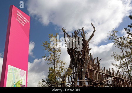 Tumbling Bay Spielplatz im Queen Elizabeth Olympic Park, London Stockfoto