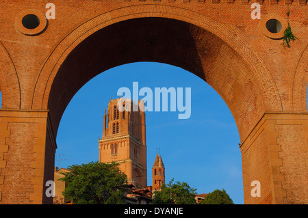 Albi, Kathedrale, Kathedrale von Saint Cecile, Ste Cecile Cathedrale, Sainte Cecile Kathedrale, Tarn, Midi-Pyrenäen, Frankreich. Europa Stockfoto