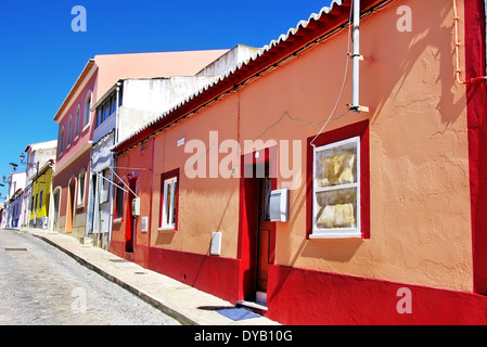 Häuser im Dorf in Portugal Stockfoto