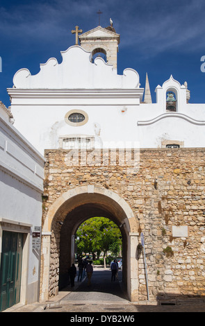 Arco da Vila in Faro Altstadt Stockfoto