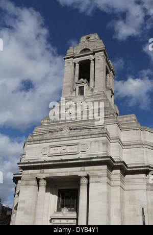 Bibliothek und Museum der Freimaurerei Freimaurer Hall London UK April 2014 Stockfoto