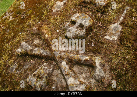 Totenkopf am Nigg Stockfoto