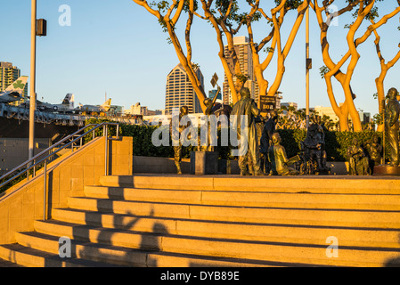 Nationalen Salute to Bob Hope und das Militär. Tuna Harbor Park. San Diego, California, Vereinigte Staaten von Amerika. Stockfoto