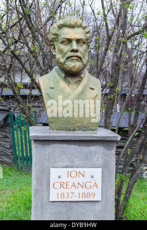 Das Gedenkmuseum Ion Creanga aus Humulesti – Neamţ County Stockfoto