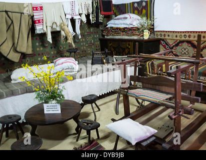 Das Gedenkmuseum Ion Creanga aus Humulesti – Neamţ County Stockfoto