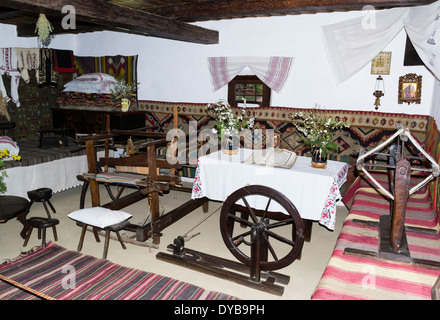 Das Gedenkmuseum Ion Creanga aus Humulesti – Neamţ County Stockfoto