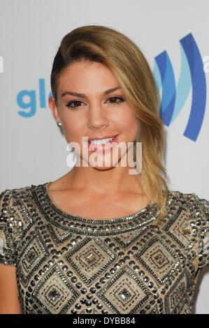 Beverly Hills, CA. 12. April 2014. Kate Mansi im Ankunftsbereich für 25. Annual GLAAD Media Awards Los Angeles, The Beverly Hilton Hotel, Beverly Hills, CA 12. April 2014. Bildnachweis: Elizabeth Goodenough/Everett Collection/Alamy Live-Nachrichten Stockfoto