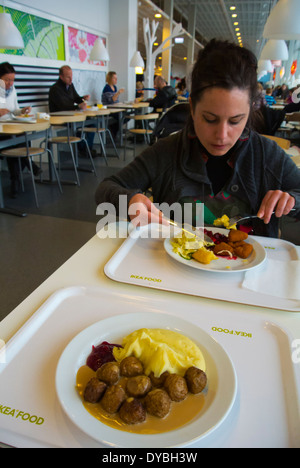 Restaurant, Ikea, Cerny Most, Prag, Tschechische Republik, Europa Stockfoto