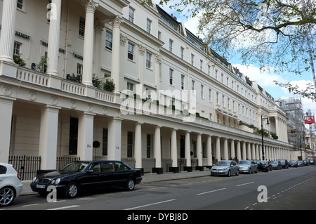 Eaton Terrasse Stadt von Westminster London sw1 uk 2014 Stockfoto