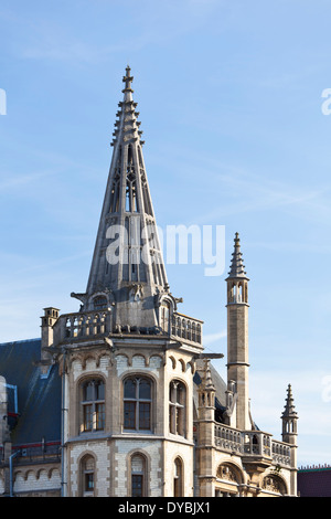 Alte Post in Gent, Belgien. Stockfoto