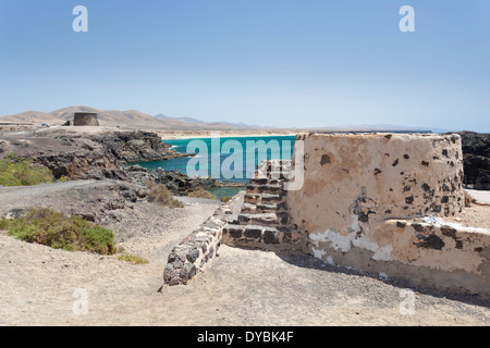 Altbauten in El Cotillo in Fuerteventura, Spanien Stockfoto