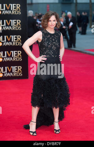 London, UK, 13. April 2014. Schauspielerin Ruth Wilson kommt bei den Laurence Olivier Awards am Royal Opera House im Zentrum von London, am Sonntag, 13. April 2014 statt. Bildnachweis: Heloise/Alamy Live-Nachrichten Stockfoto