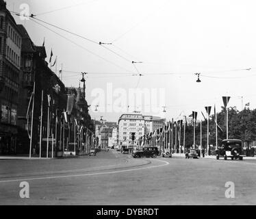 Hamburg-Deutschland in den 1930er Jahren Stockfoto