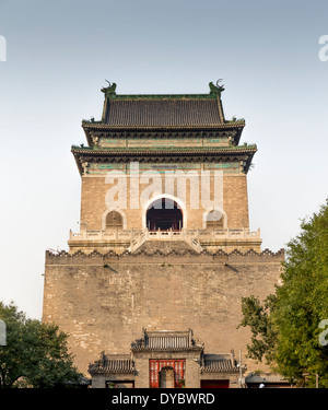 Asien Beijing CHINA chinesische Architektur Drum Tower Stockfoto