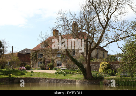 Charlston Landhaus mitten geistige Heimat der Bloomsbury. Stockfoto