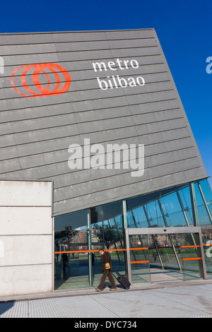 Ansio Station, Barakaldo, Biskaya, Baskenland, Spanien Stockfoto