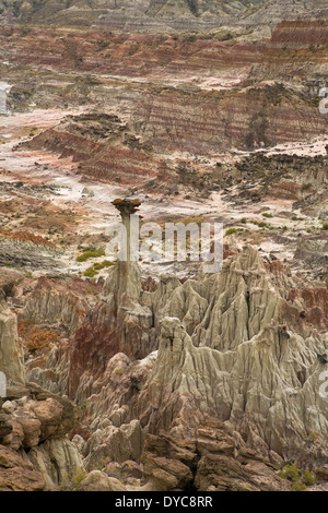 Hell es Half Acre Badlands in Wyoming. USA Stockfoto