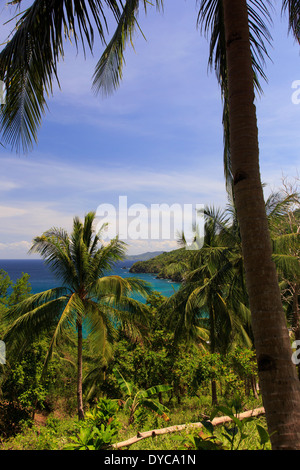 Philippinen, Palawan, Port Barton, Baybay Fischerdorf Stockfoto
