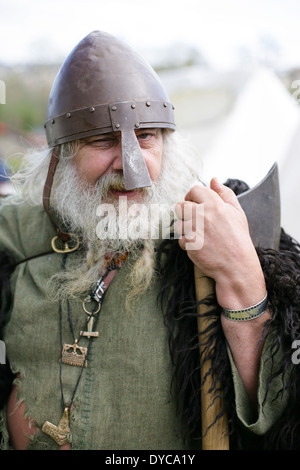 Wikinger Reenactment der Schlacht. Killaloe, Irland Stockfoto