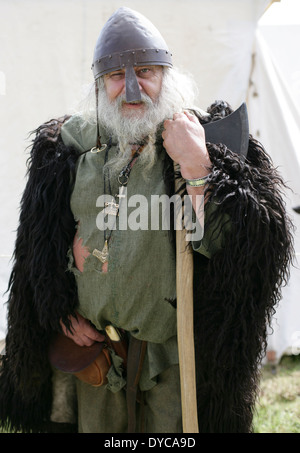 Wikinger Reenactment der Schlacht. Killaloe, Irland Stockfoto