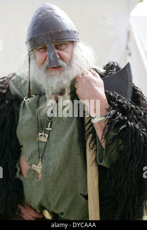 Wikinger Reenactment der Schlacht. Killaloe, Irland Stockfoto