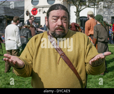 Wikinger Reenactment der Schlacht. Killaloe, Irland Stockfoto