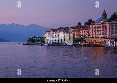 Seehotels, Bellagio, Comer See, Italien Stockfoto