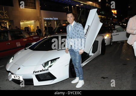 Hong Kong, China. 13. April 2014. Schauspieler Donnie Yen bei Pressekonferenz des Films Iceman 3D in Hong Kong, China am Sonntag, 13. April 2014. Bildnachweis: TopPhoto/Alamy Live-Nachrichten Stockfoto