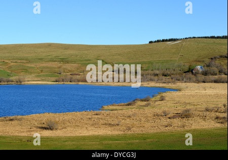 La Godivelle See Cezallier Puy de Dome Auvergne Zentralmassiv Frankreich Stockfoto