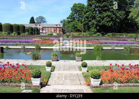 Die schönen Gärten des Kensington Palace in London, Großbritannien Stockfoto