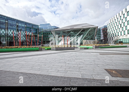 Bord Gais Energie Theater im Grand Canal Dock in Dublin, Irland Stockfoto