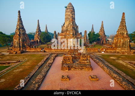 Thailand, Ayutthaya, Ayutthaya Historical Park, Wat Chai Wattanaram Stockfoto