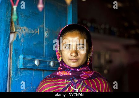 Rabari Frau, Janan, Kutch, Indien Stockfoto