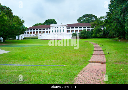 Ansicht des berühmten Fort Canning Centre in Singapur Stockfoto