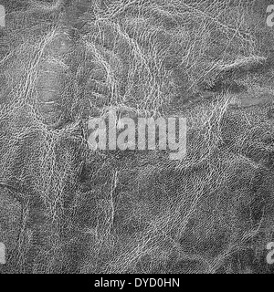 Schwarze Leder-Textur-Hintergrund Stockfoto