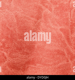 Rote Leder-Textur-Hintergrund Stockfoto