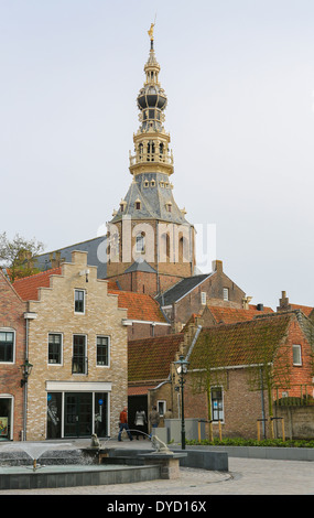 Rathaus in der kleinen Stadt Zierikzee auf der ehemaligen Insel Schouwen in der Provinz Zeeland, Niederlande. Stockfoto