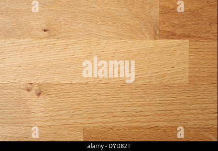 Buche Holz Tischplatte Hintergrund. Stockfoto