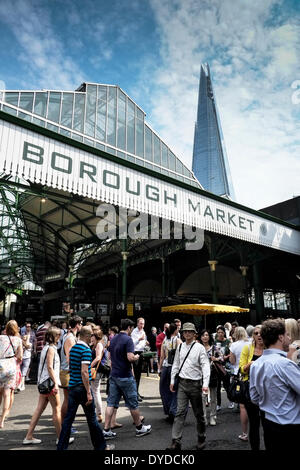 Borough Market in London. Stockfoto