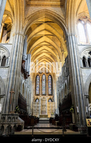 Das Innere der Kathedrale von Truro. Stockfoto