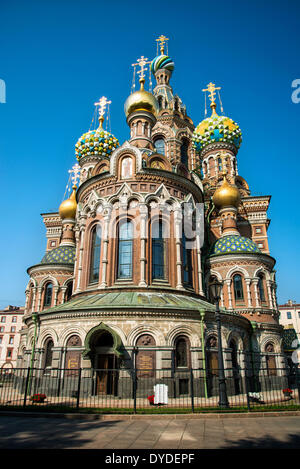 Die Kirche des Retters auf Blut. Stockfoto