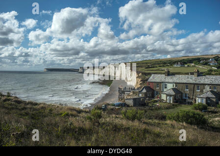 Die Severn Schwestern Country Park in East Sussex. Stockfoto