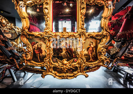 Lord Mayor of London staatliche Trainer in das Museum of London. Stockfoto