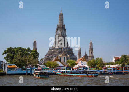 Thailand, Asien, Bangkok, Wat Aron, Tempel, Architektur, bunt, berühmt, Skyline, symbol, Tourismus, Reisen Stockfoto